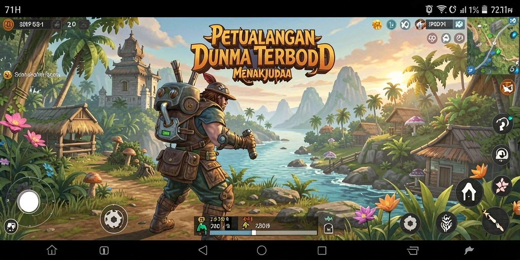 Gameplay <strong>71H</strong> yang menakjubkan dalam dunia yang luas.