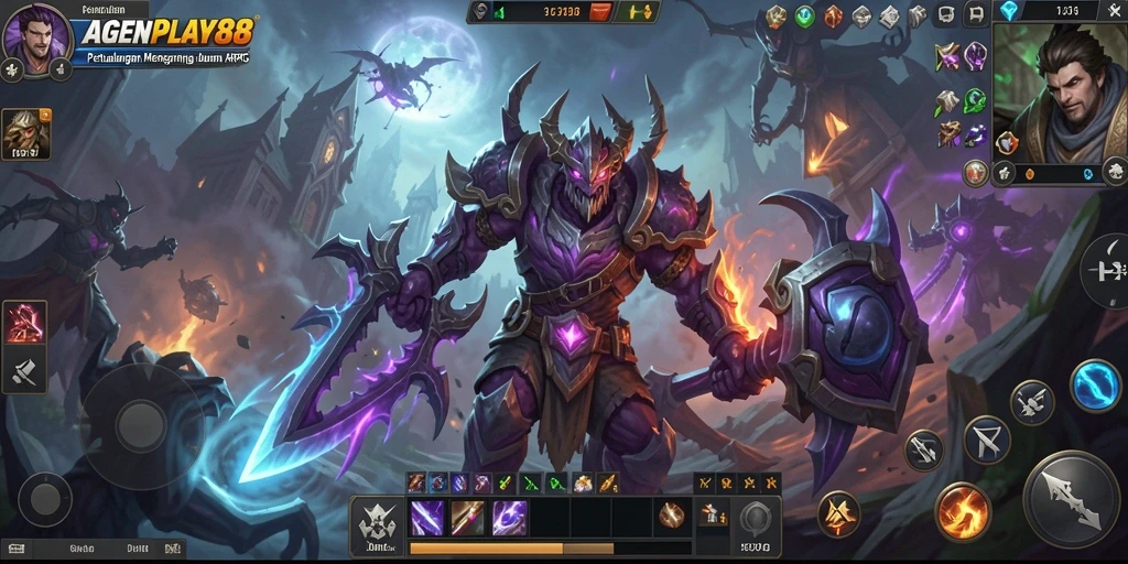 Tampilan gameplay menegangkan dalam AGENPLAY88 dengan grafis yang memukau.