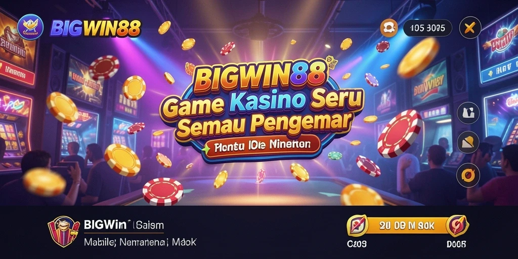 Tampilan aksi menarik dari gameplay Kasino di BIGWIN88.
