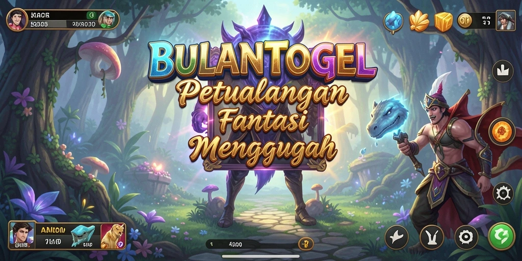 Gameplay BULANTOGEL menampilkan aksi petualangan RPG yang mendebarkan.