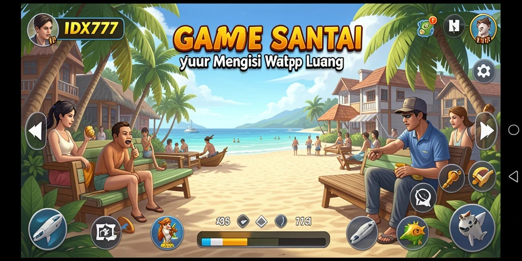 Screenshot utama game IDX777 menunjukkan gameplay yang seru dan menyenangkan.