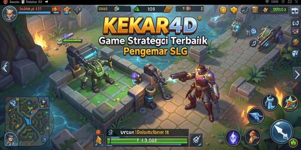 Screenshot gameplay KEKAR4D menampilkan serangan strategis yang mendebarkan.