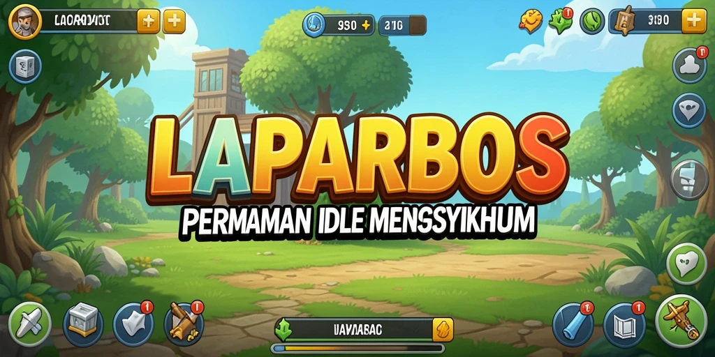 Tampilan gameplay LAPARBOS yang menakjubkan dengan elemen Idle yang menarik.