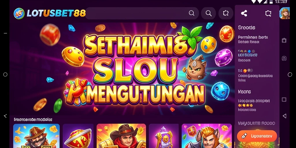 Tampilan menarik dari gameplay LOTUSBET88 yang menyenangkan.