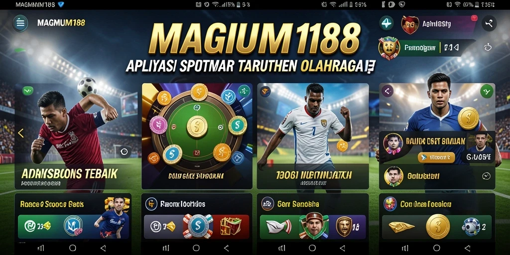 Tampilan menarik dari gameplay <strong>MAGNUM188</strong> saat taruhan olahraga berlangsung.