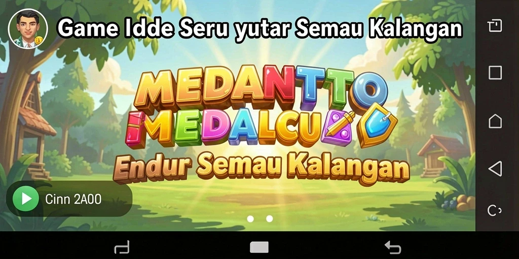 Screenshot gameplay <strong>MEDANTOTO</strong> menampilkan petualangan Idle yang seru.