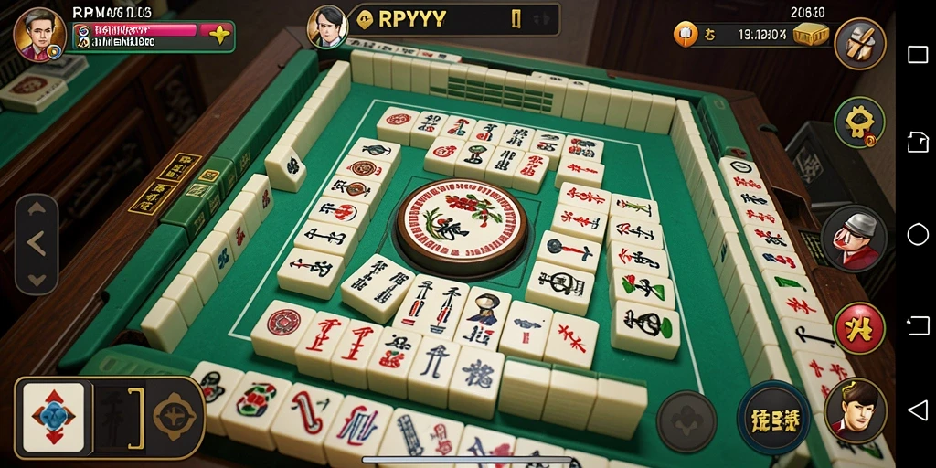 Tampilan gameplay Mahjong yang menarik dan penuh tantangan.