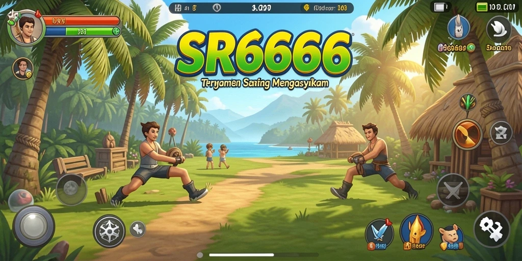 Screenshot SR6666 menampilkan gameplay yang menarik dan penuh warna.