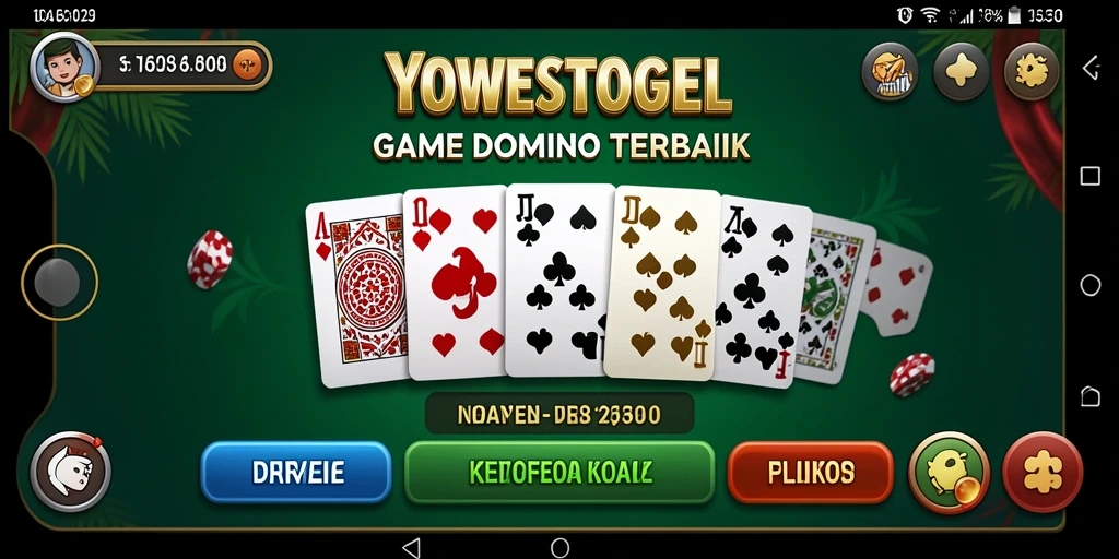 Tampilan menarik dari gameplay YOWESTOGEL dalam permainan Domino.